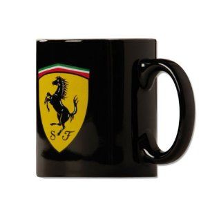 Ferrari Black Ceramic Coffee Mug: Sports & Outdoors