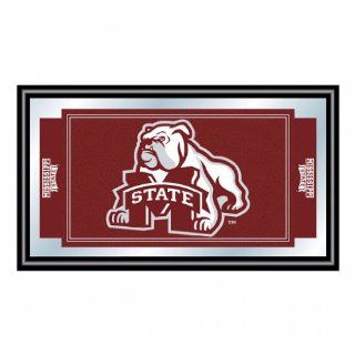 Mississippi State University Logo and Mascot Framed Mirror : Sporting Goods : Sports & Outdoors
