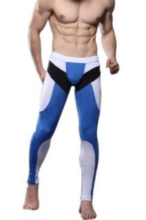 SEOBEAN Men's Long John Pants with Tie Cord Waist Color Blue Size M 1240405 at  Mens Clothing store: Thermal Underwear Bottoms