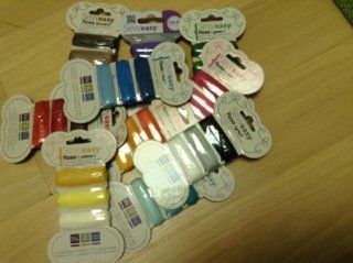 We R Memory Keepers Sew Easy Floss Bundle: 1 set of each solid color (red, purple, orange, brown, green, blue, aqua, grey, pink, yellow) : Other Products : Everything Else