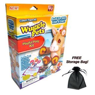 Wuggle Pets Playful Pony Refill Kit w/Free Storage Bag: Toys & Games