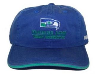 Seattle Seahawks Training Camp Puma NFL Hat   Blue : Sports Fan Baseball Caps : Clothing