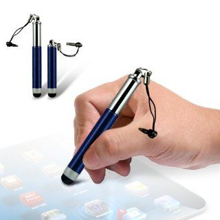 Fone Case Verizon Ellipsis 7 Mini Retractable Adjustable Capacitive Stylus Touch Pen (Blue): Cell Phones & Accessories