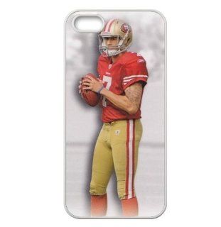 FashionCaseOutlet NFL San Francisco 49ers Colin Kaepernick Accessories Apple Iphone 5 Waterproof TPU Back Cases: Cell Phones & Accessories