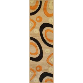 Harmony Beige Eclipse Abstract Rug