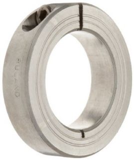 Ruland CL 28 ST One Piece Clamping Shaft Collar, 316 Stainless Steel, 1.750" Bore, 2 3/4" OD, 11/16" Width Clamp On Shaft Collars
