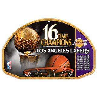 Wincraft Los Angeles Lakers Wood Sign : Sports Fan Decorative Plaques : Sports & Outdoors