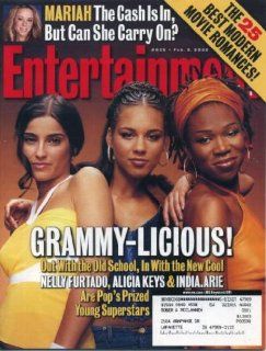 Entertainment Weekly February 8, 2002 Nelly Furtado & Alicia Keys & India.Arie/Grammy Awards Cover, Mariah Carey, Sundance Festival: Entertainment Weekly: Books