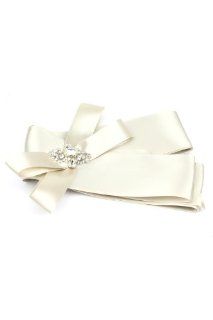 Nina Bridal Sash / Satin Jeweled Belt   ISABELLE   Power Sand   Accessory : Bridal Belts And Sashes : Everything Else