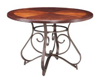 Powell Hamilton Dining Table   Pewter Dining Table