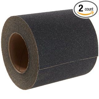 Safety Track 3100 Non Slip High Traction Safety Tape, 80 Grit, Black, 6 Inch by 60 Foot Roll, 2 Pack: Industrial & Scientific