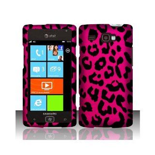 Pink Leopard Hard Cover Case for Samsung Focus Flash SGH I677 Cell Phones & Accessories