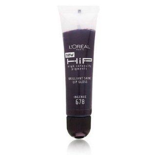 L'Oreal HIP High Intensity Pigments Brilliant Shine Lip Gloss 678 Ingenue : Beauty