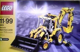 Lego # 8455 Technic Pneumatic Back hoe loader 703 pieces   made in 2003: Toys & Games