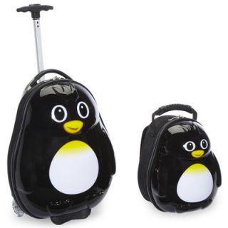 TrendyKid 2 Piece Percy Penguin Childrens Luggage Set