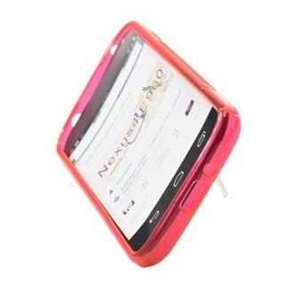 Cosmos  Hot Pink TPU Case with Stand for 4.7" Google Nexus 4 E960 cellphone smart phone: Cell Phones & Accessories