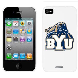 Coveroo Thinshield Case Slim Case for iPhone 4/4S (White) BYU Mascot: Cell Phones & Accessories
