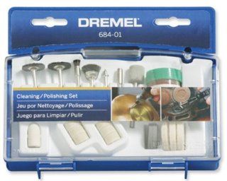 Dremel 684 01 20 Piece Clean & Polish Rotary Tool Accessory Kit With Case   Power Rotary Tool Accessories  