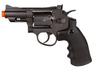 TSD/WG 708 CO2 Airsoft Revolver, Black airsoft gun : Airsoft Pistols : Sports & Outdoors