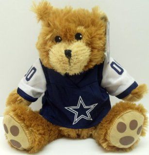 NFL Football Dallas Cowboys 9" Plush Team Teddy Bear Wearing Cowboys Jersey: Toys & Games