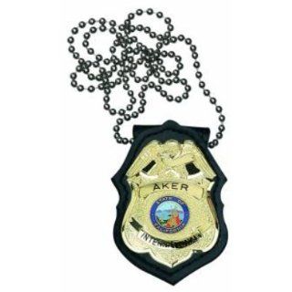 Aker Leather Aker   690 Recessed Federal Badge Holder   A690 BP: Clothing