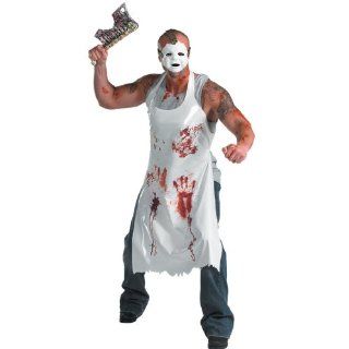 Lets Party By Disguise Inc Bloody Butcher Adult Costume / Red   One Size  Other Products  