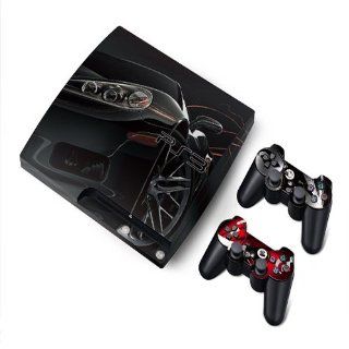 GRAN TURISMO PS3 Playstation 3 Slim Protector Skin Decal Sticker (3 pieces included: 1 piece for the Game Console and 2 pieces for controllers): Movies & TV