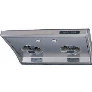 Zephyr AK2500S 695 CFM 30 Inch Wide Under Cabinet Range Hood with Halogen Lighting from the Hur, Stainless Steel: Home Improvement