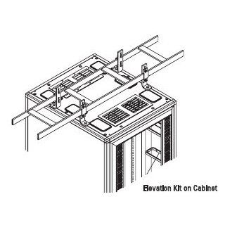 10506 716   Chatsworth Cable Runway to Cabinet Elevation Kit; 4", 5", 6" elevation; 2 pair: Industrial & Scientific