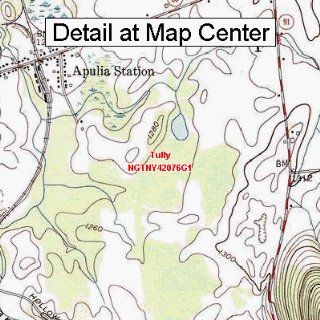 USGS Topographic Quadrangle Map   Tully, New York (Folded/Waterproof) : Outdoor Recreation Topographic Maps : Sports & Outdoors