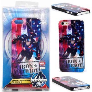 [Authentic] 86Hero Avengers Marvel Iron Man Patriot Cover Case for iPhone 5 5s Cell Phones & Accessories