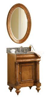 Kaco international 725 2224 P Guild Hall Small Vanity Mirror in a Distressed Pecan Sherwin Williams Finish: Home Improvement