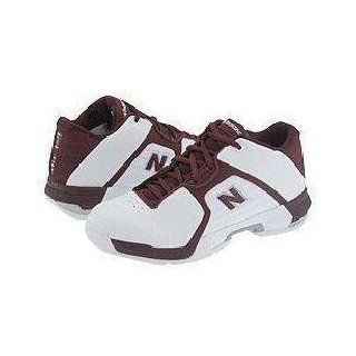 New Balance 707 (BB707MR) Men's Basketball Shoes (White/Maroon) 15: Shoes