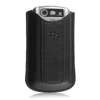 BlackBerry Pearl 8100 Series Leather Pocket Sleeve   Perfect Fit For the New Apple iPod NANO SLATE 7th Gen!   Black: Cell Phones & Accessories