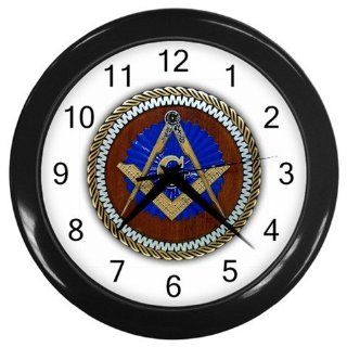 Masonic Wall Clock Black Style 2 : Everything Else