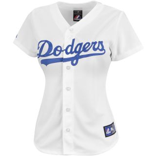 MAJESTIC ATHLETIC Womens Los Angeles Dodgers Fashion Replica Home Jersey  