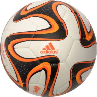 adidas Brazuca 2014 Glider White/Black Soccer Ball   Size 5, White/black