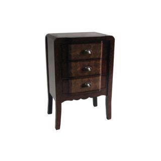 Cheungs Wooden Tall Round 7 Drawer Chest with Ring Handles