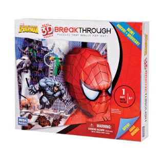 Mega Brands 100 Piece 3D Breakthrough Spiderman Puzzle