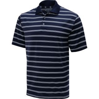 TOMMY ARMOUR Mens Striped Short Sleeve Golf Polo   Size: Medium, Peacoat