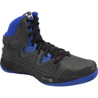 UNDER ARMOUR Mens Micro G Torch 2 Mid Basketball Shoes   Size: 9, Black/royal