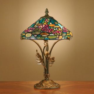 Dale Tiffany Antiques Roadshow Evergreens Dunkirk Table Lamp