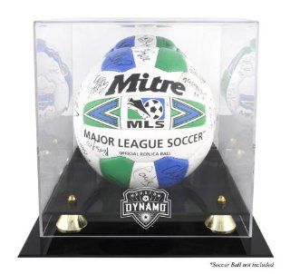 Golden Classic (houston Dynamo Logo) Soccer Ball Case (bk3c)   Mounted Memories Certified   Soccer Display Cases  Sports Related Display Cases  Sports & Outdoors