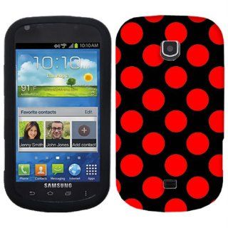 Samsung Stellar Red Polka Dots Phone Case Cover: Cell Phones & Accessories