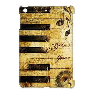 Funny Design Vintage Piano Keyboard Keys Ipad Mini Case Cover Hard Plastic Stylish Protective: Cell Phones & Accessories