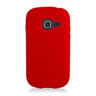 For Straight Talk Net10 SAMSUNG Galaxy Centura SCH S738C Soft Silicone Case Red: Everything Else