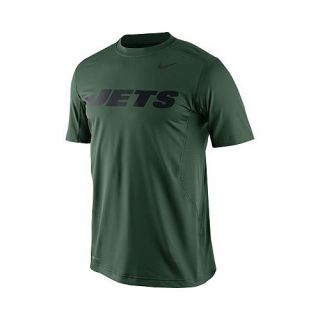 NIKE Mens New York Jets Dri FIT Hypercool Speed Short Sleeve T Shirt   Size: