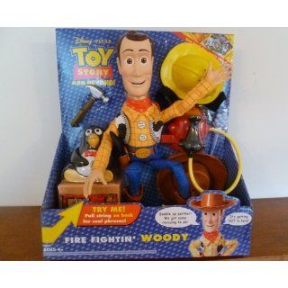 Toy Story Woody Doll Fire Fightin' Woody: Toys & Games