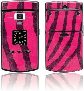 Pink Fashion   Painted Zebra Distressed   Samsung SCH U740   Skinit Skin: Electronics