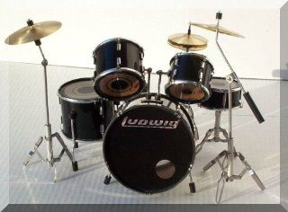 LUDWIG Miniature Mini Drum Set Drumset FOR DISPLAY ONLY Musical Instruments